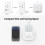 Cube Extension Lead with USB Slots, Hotimy 4 Way M 5