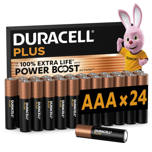 Duracell DURACELL Plus AAA Batteries (24 Pack) – Alkaline B