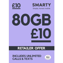SMARTY SIM Only 1 month flexible plans available
