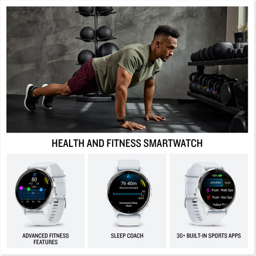 Garmin Garmin Venu 3S GPS 41mm Smartwatch, AMOLED Touchsc 2