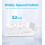 PIBEEX Extension Lead 2 Way Plug Sockets with Indi 4