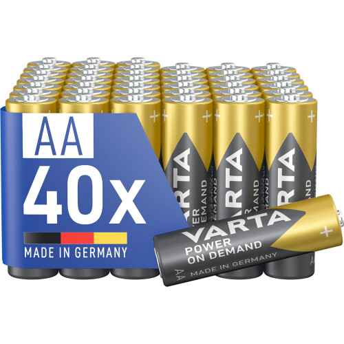Varta VARTA Power on Demand AA Mignon Batteries (40-pack