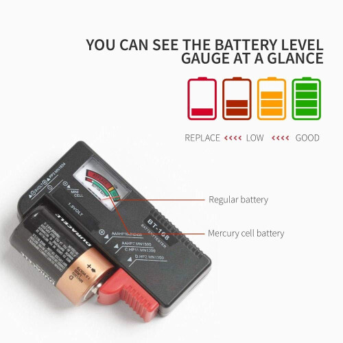 Nartel Analogue Battery Tester Multi Size Battery 1