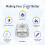 TechMax US to UK Plug Adapter Pack of 2 Type A and 3