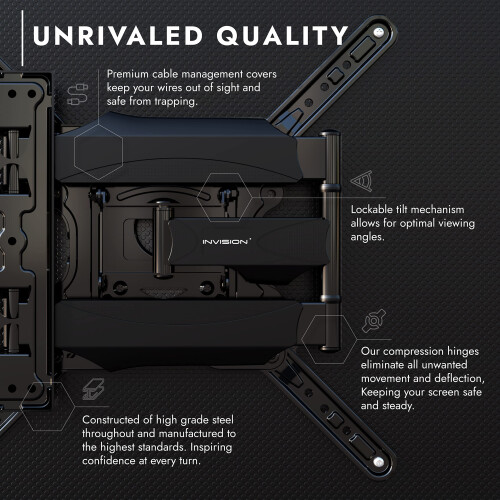 Invision TV Wall Bracket Mount for 24-60 Inch Scre 1