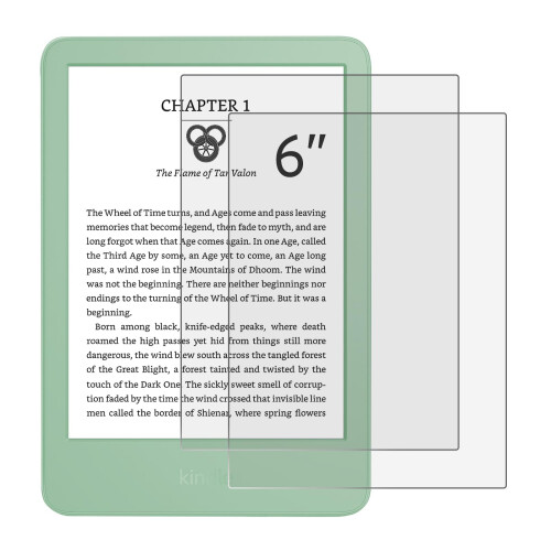 CoBak 2 Pack HD Screen Protector for 6" Kindle 202