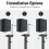 Mounting Dream Speaker Stands Height-Adjustable fo 5