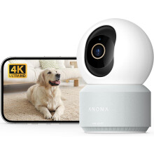 Anona Pano 4K UHD Indoor Security Camera, 360 Pan