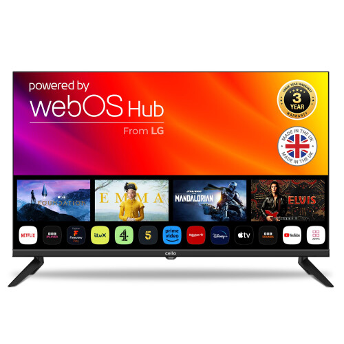 Cello Cello Frameless 32 inch Smart LED TV Ultrafast Web