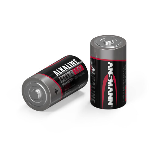 ANSMANN 5015571 C Size Batteries [Pack of 4] Long 2