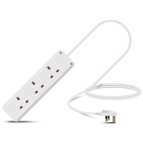 Eagle Three Gang Mains Power 13A Extension Socket