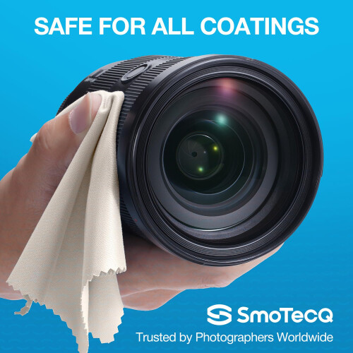 SmoTecQ 12 Pack Microfibre Glasses Cleaning Cloths 2