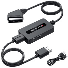 Scart to HDMI Cable Converter - Male Scart In to H