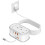 Travel Extension Lead, BEVA Power Strip with Retra 1