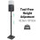 Mounting Dream Speaker Stands Height-Adjustable fo 2