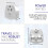 TechMax US to UK Plug Adapter Pack of 2 Type A and 4