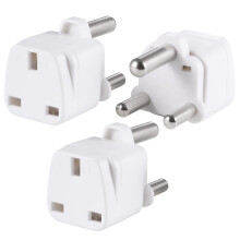 3-Pack UK to South Africa Plug Adapters South Afri