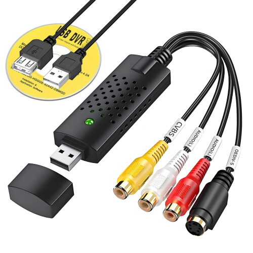 USB Video Capture Card, New Series USB2.0 Video Gr