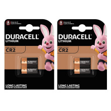 4 X Duracell Ultra Photo DLCR2 3 V Lithium Batteri