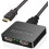 Sfunpu HDMI Splitter,HDMI Splitter 1 in 2 Out, 4K 1