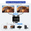 Sfunpu HDMI Splitter,HDMI Splitter 1 in 2 Out, 4K 3