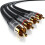 Primewire RCA Audio Cable 5m - 2RCA Phono Plugs to 1