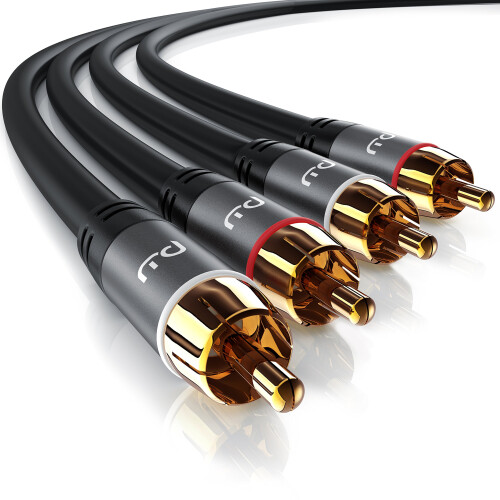 Primewire RCA Audio Cable 5m - 2RCA Phono Plugs to