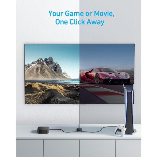 Anker Anker HDMI Switch, 4K@60Hz HDMI Switcher, 2 in 1 O 2