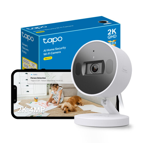Tapo C125 Indoor Camera with Physical Privacy Shut