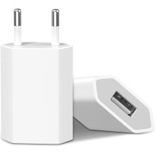 AYMBH 2 Pin to USB Plug Travel Adapter Charger Uni