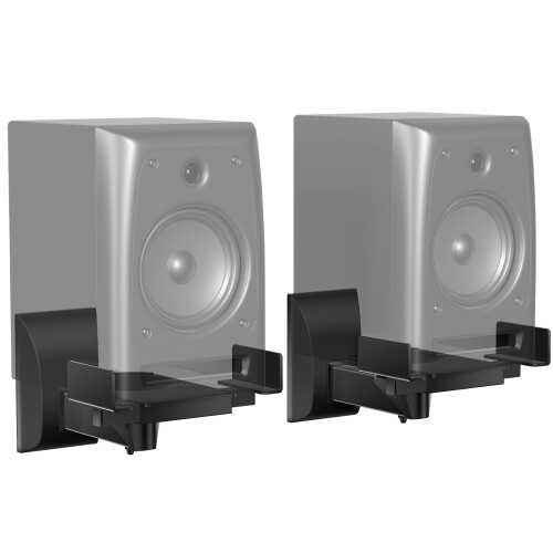 WALI Speaker Wall Mounts, Dual Side Clamping Books