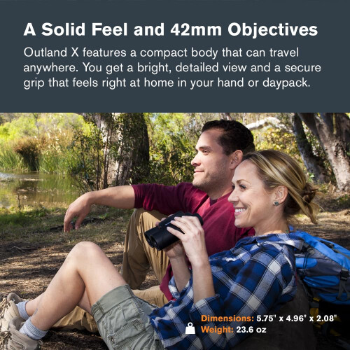 Celestron Celestron 71346 8 x 42 Outland X Binocular, Black 1
