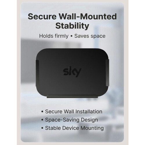 Alfheim Wall Mount for Sky Q Mini Box, Stainless S 1