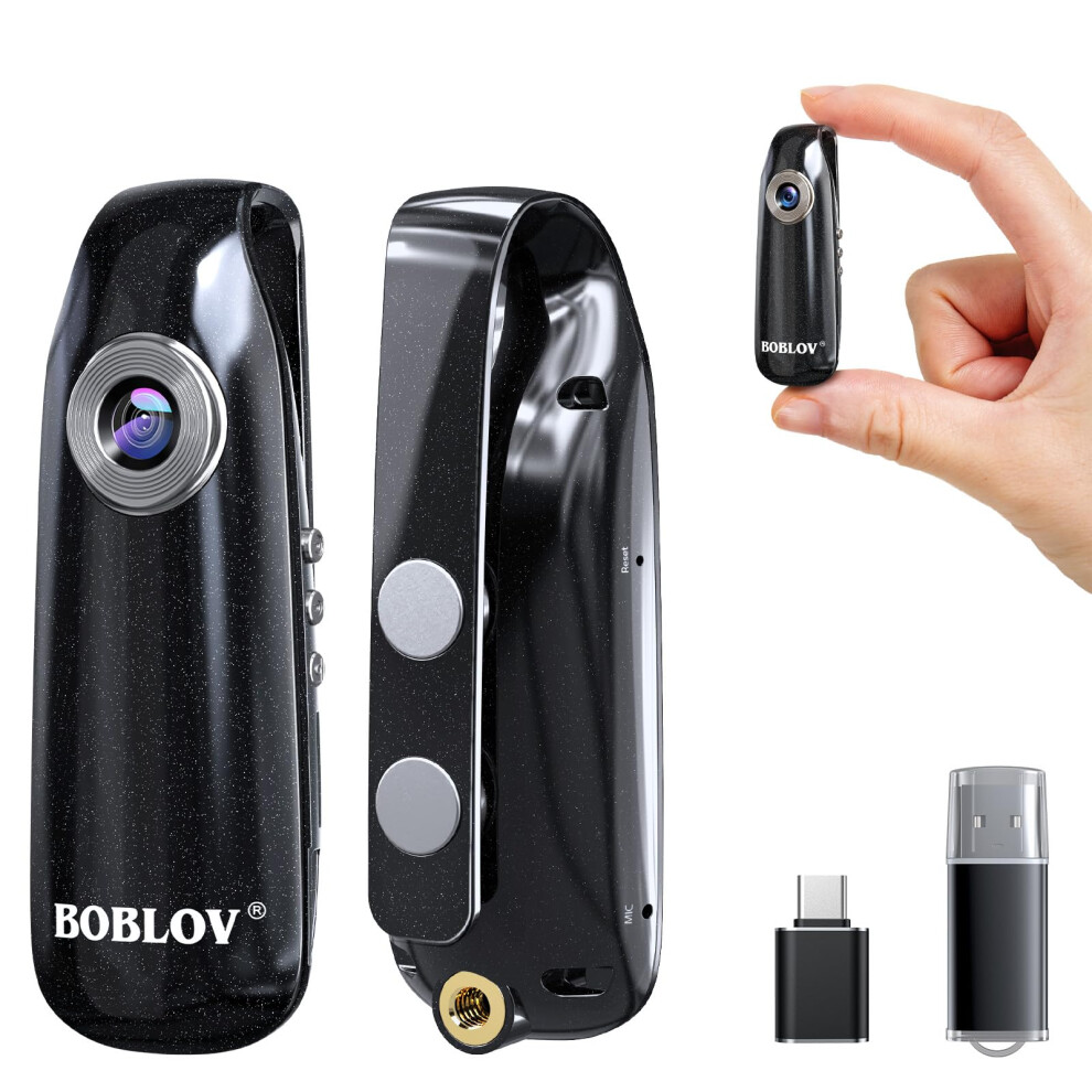 Boblov 007 Small Body Cameras, 1080P Portable Pock 49856835