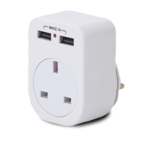 Status Status IONOS Twin USB Plug Through Adaptor | 2 USB