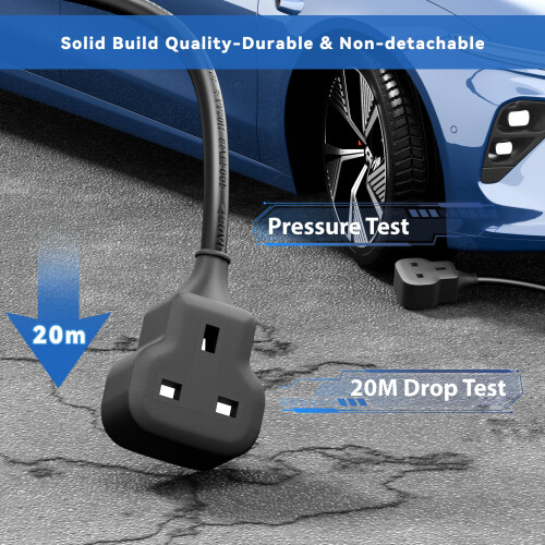 TISDLIP Long 10M Extension Socket Black Extension 2