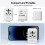 Universal Travel Adapter with USB C, Hotimy Travel 6