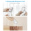 Travel Extension Lead, BEVA Power Strip with Retra 5