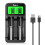 POWXS 18650 battery charger LCD Universal Intellig 1