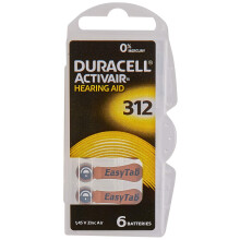 Duracell EasyTab/Activair Type 312 Hearing Aid Bat