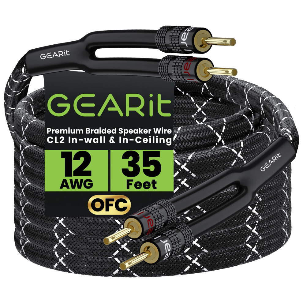 Gearit 12Awg Gauge (2 X 4Mmâ²) Premium Heavy Duty B 37804749
