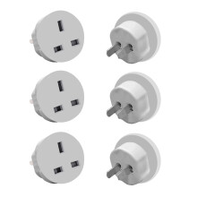3 USA Travel Adapter,UK to USA Plug Adapter,Travel