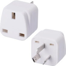 Wirafix 2 Pack UK to Australia Plug Adapter, New Zealand Plug Adaptor, UK to China Plug Adapter, Grounded Travel Adapter for Australia New Zealand Ch