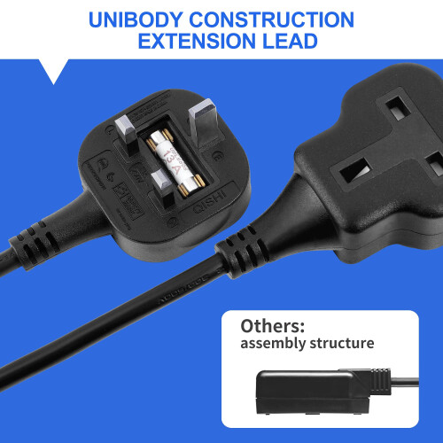 TISDLIP 5M Extension Lead Basic Single Socket Exte 1