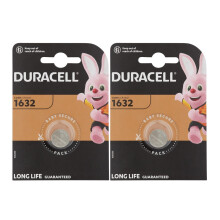 2 x Duracell 1632 (2 Blister Packs of 1 Battery) 2