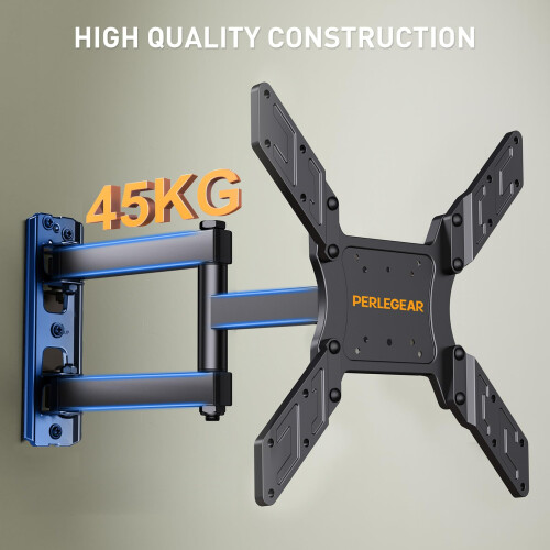 Perlegear TV Wall Bracket for 26-60 Inch Flat & Cu 2
