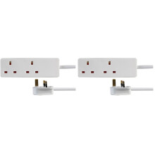 PRO ELEC PELB1914 2 Gang Extension Lead White, 3m