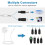 5V 1A 2A Power Supply, Dalugo Universal AC to DC P 4