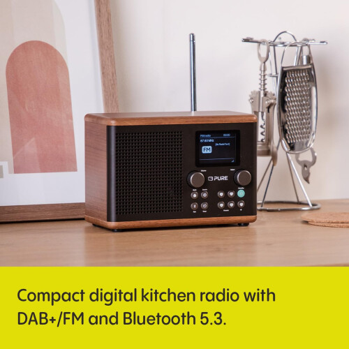 Pure Pure Classic H4 Digital Kitchen Radio (DAB+/FM, Bl 1