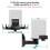 WALI Speaker Wall Mounts, Dual Side Clamping Books 4